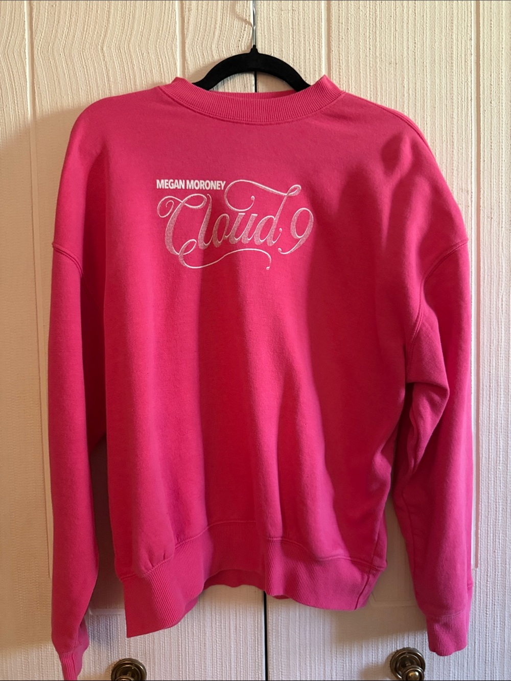 Cloud 9 Megan Moroney Pink Crewneck Sweatshirt